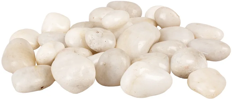 Aquarium Stenen - Witte Keien - 1kg - 2-6cm fra Aqua Della i Hvid – produktbillede