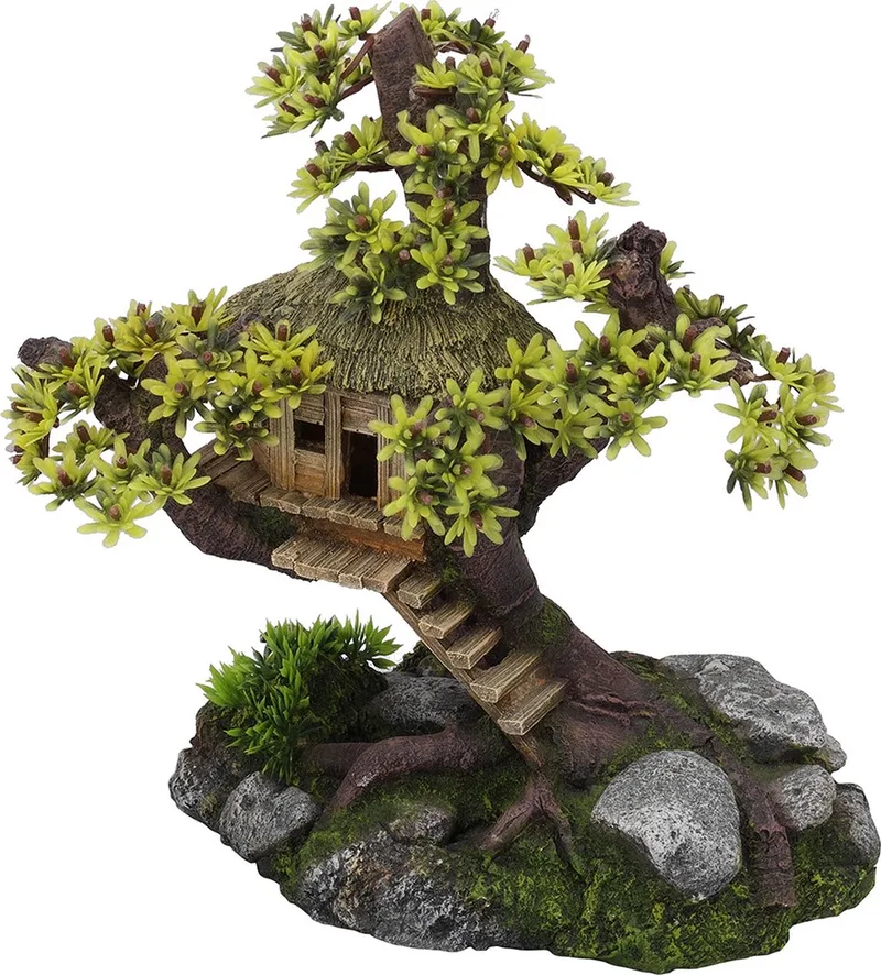 Aquarium Tuinhuis Met Planten 28X15X24.5 Cm de Aqua Della en <> – photo produit