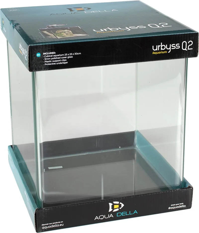 Aquarium - URBYSS Q2 20L - 25x25x30CM - 18L by Aqua Della in <> – product photo