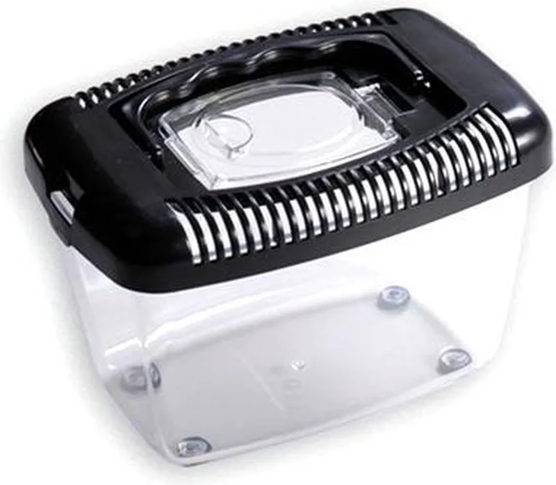 Aquarium - Vissen - Pet Keeper Dierenbox S - 19x12x13,5cm - 1st by Aqua Della in Black – product photo