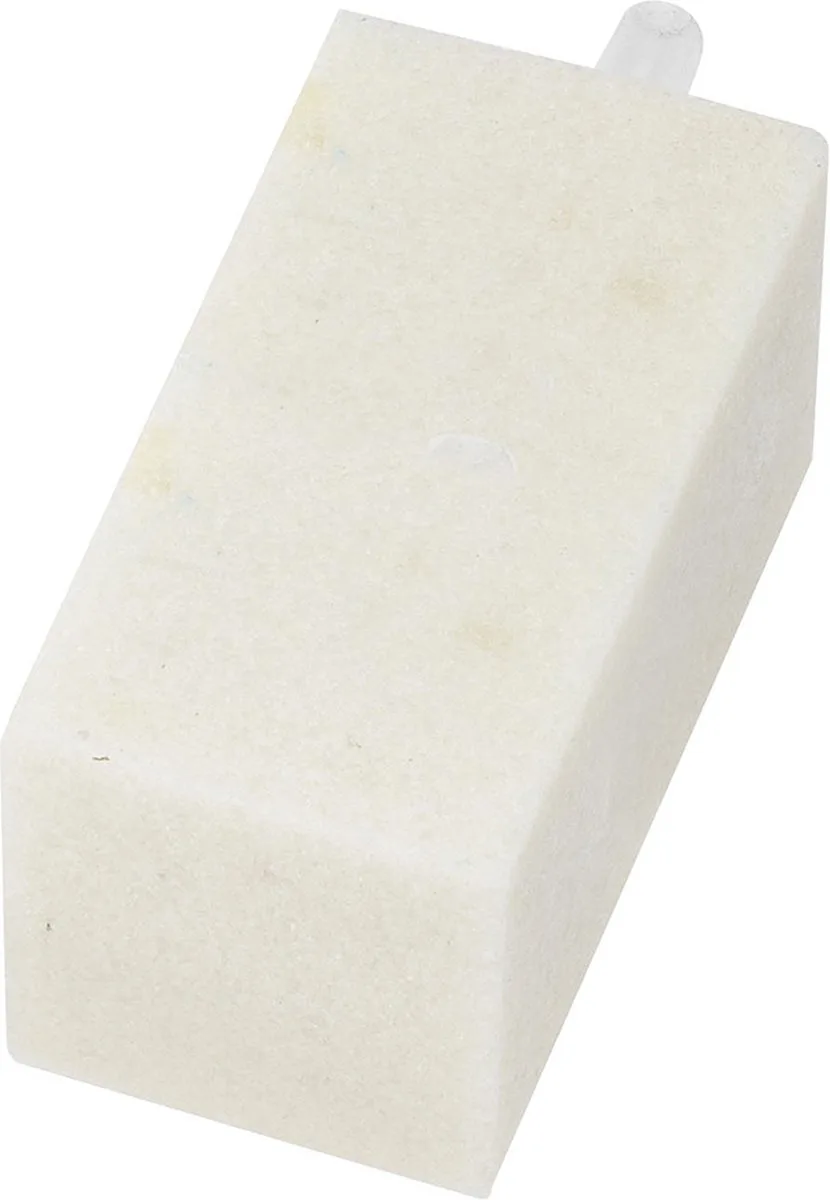 Aquariumbeluchting - Vissen - Uitstroomsteentje 50x25x25mm - 1st de Aqua Della en Blanc – photo produit