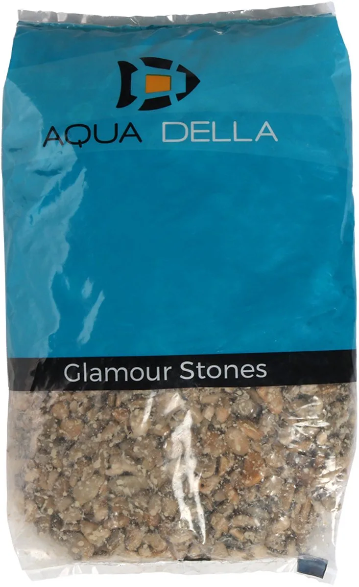 Aquariumbodembedekking - Vissen - Aquariumgrind British Brown 4-8mm - 2kg - 1st de Aqua Della en <> – photo produit
