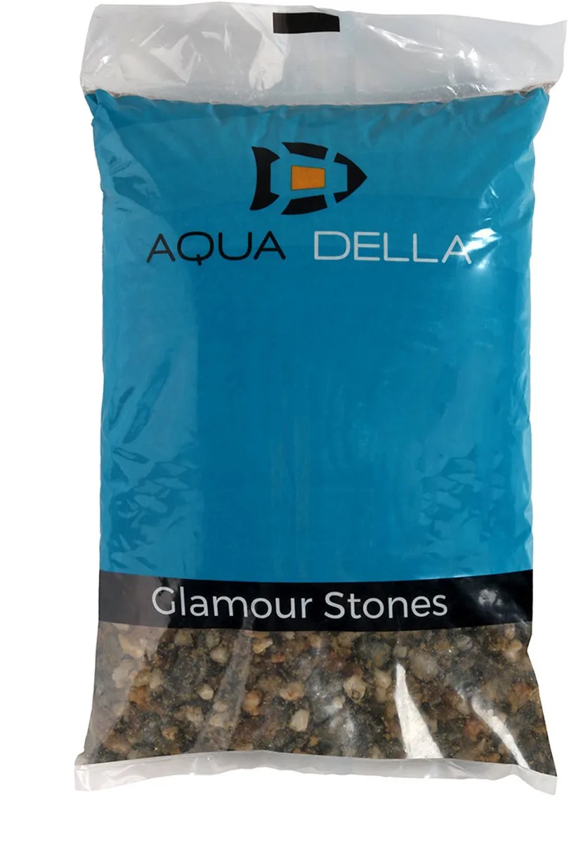 Aquariumbodembedekking - Vissen - Aquariumgrind Dark Coarse 3-6mm - 10kg - 1st de Aqua Della en <> – photo produit