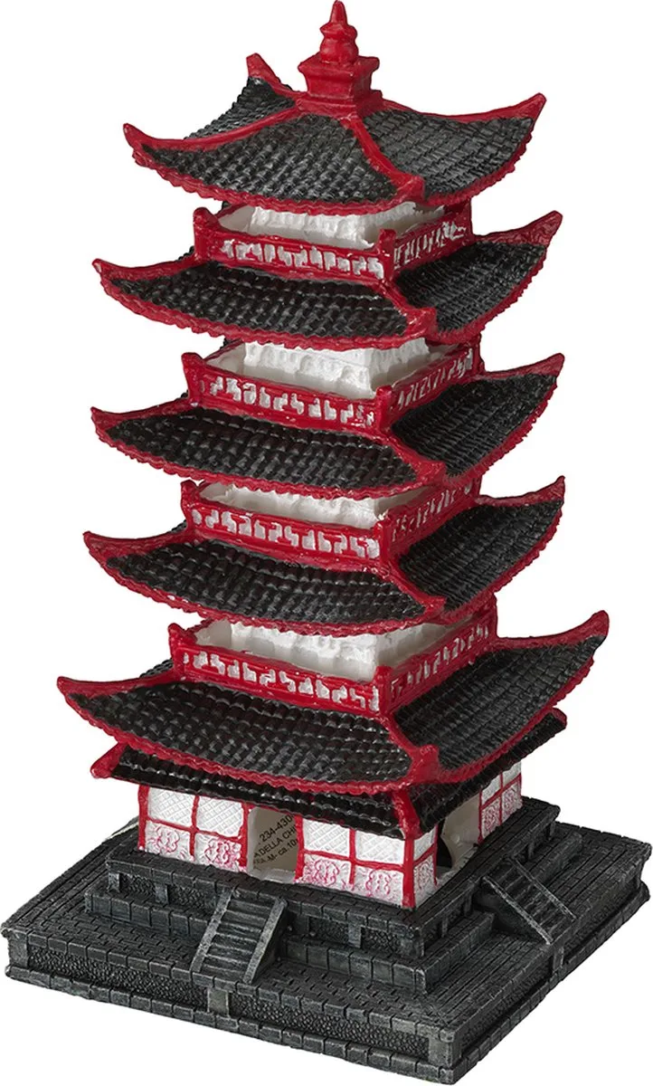 Aquariumdecoratie - Vissen - Chinese Pagade M - 10x10x19,5cm - 1st van Aqua Della in <> – productfoto