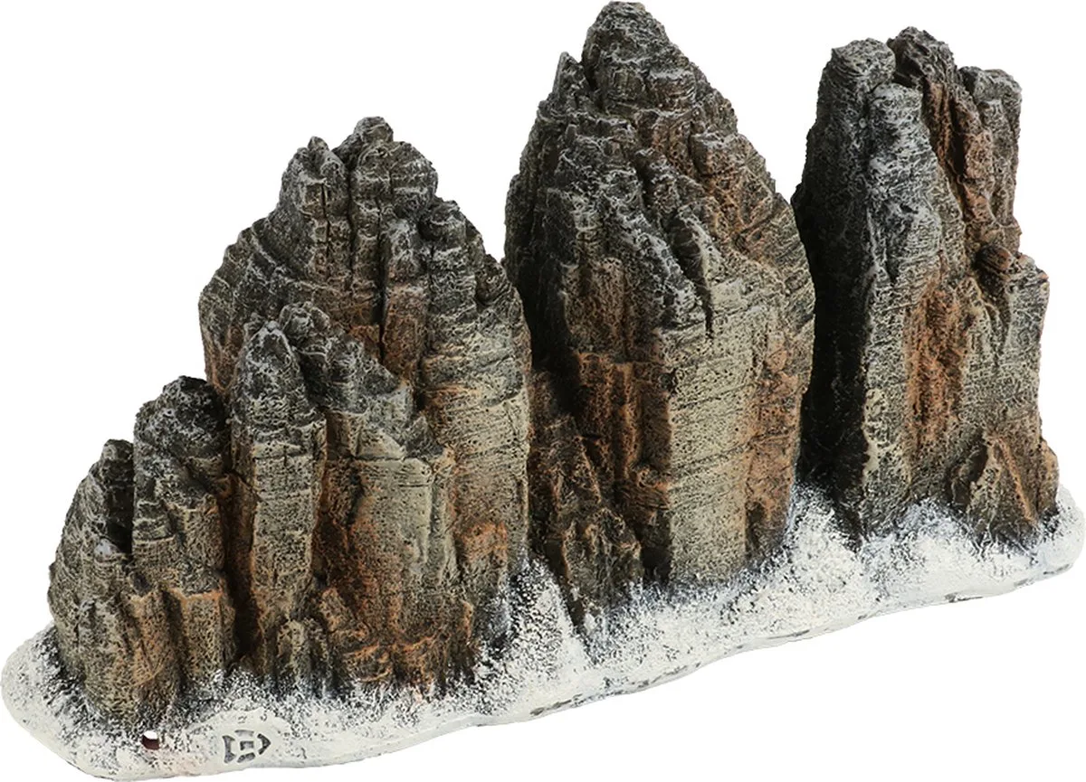 Aquariumdecoratie - Vissen - Dolomieten Rots M - 26,4x10x14cm - 1st van Aqua Della in Meerkleurig – productfoto