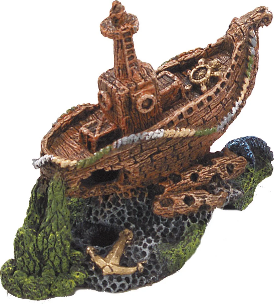 Aquariumdecoratie - Vissen - Galleon Wrak S - 18x11x16cm - 1st de Aqua Della en <> – photo produit