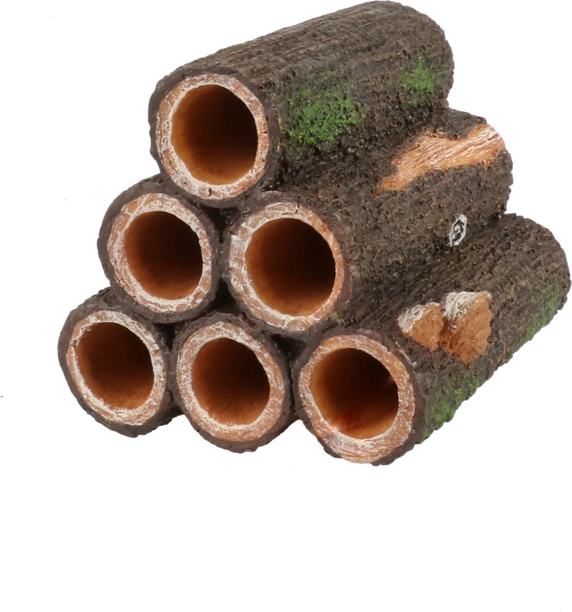 Aquariumdecoratie - Vissen - Garnalenschuilplaats S - 7,3x7,3x6,8cm - 1st van Aqua Della in Bruin – productfoto