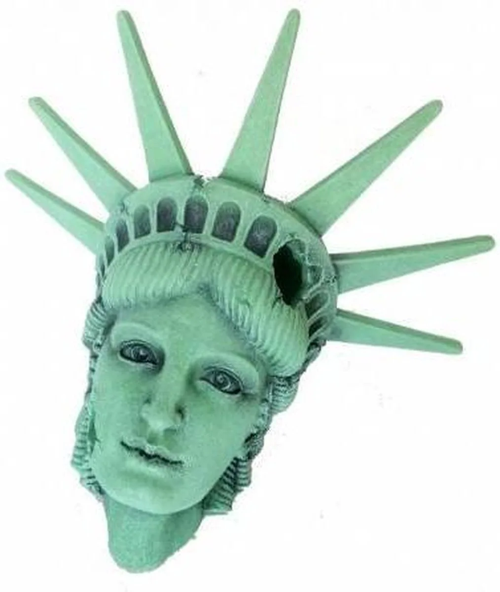 Aquariumdecoratie - Vissen - Lady Liberty L - 52x26x40cm - 1st van Aqua Della in Bekijk productafbeelding – productfoto