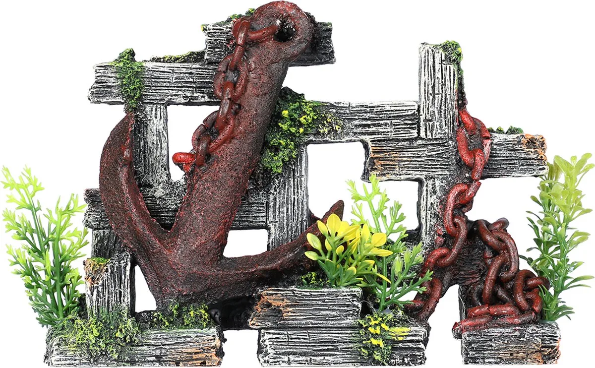 Aquariumdecoratie - Vissen - Lost Anchor 18x5,5x12,5cm - 1st van Aqua Della in <> – productfoto