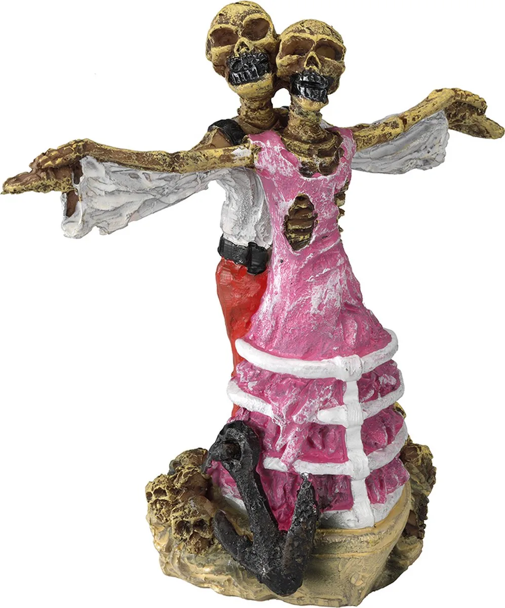 Aquariumdecoratie - Vissen - Skelet Jack&rose 11,7x6,5x13,5cm - 1st van Aqua Della in Bekijk productafbeelding – productfoto