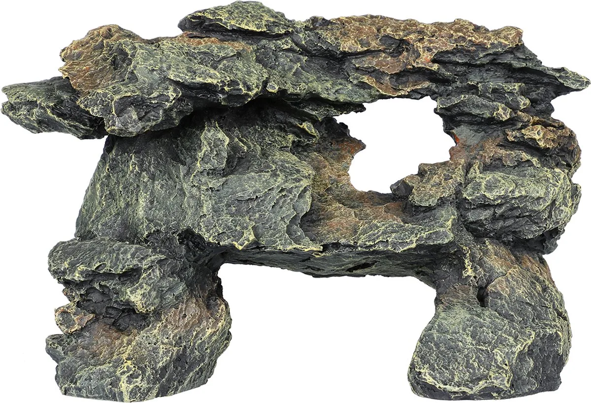 Aquariumdecoratie - Vissen - Slate M - 31x23,5x20cm - 1st van Aqua Della in <> – productfoto