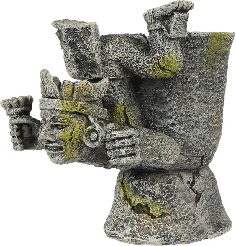 Azteekse Graal - Aquarium - Ornament - 10.3x8.5x10 cm by Aqua Della in <> – product photo