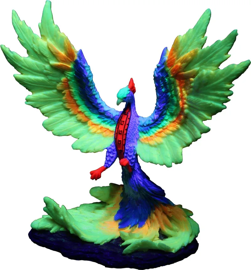 Dia De Los Muertos Feniks - Aquarium - Ornament - 16.8x7.3x17.4 cm by Aqua Della in Multicolour – product photo