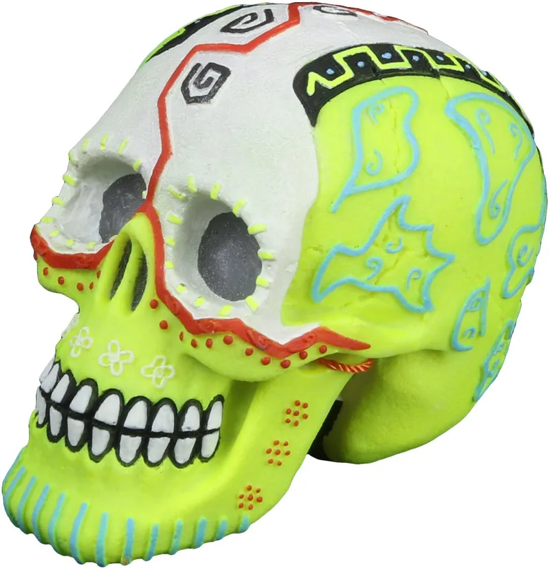 Dia De Los Muertos Schedel 4 - Aquarium - Ornament - 16.7x11.7x13.2 cm by Aqua Della in Multicolour – product photo