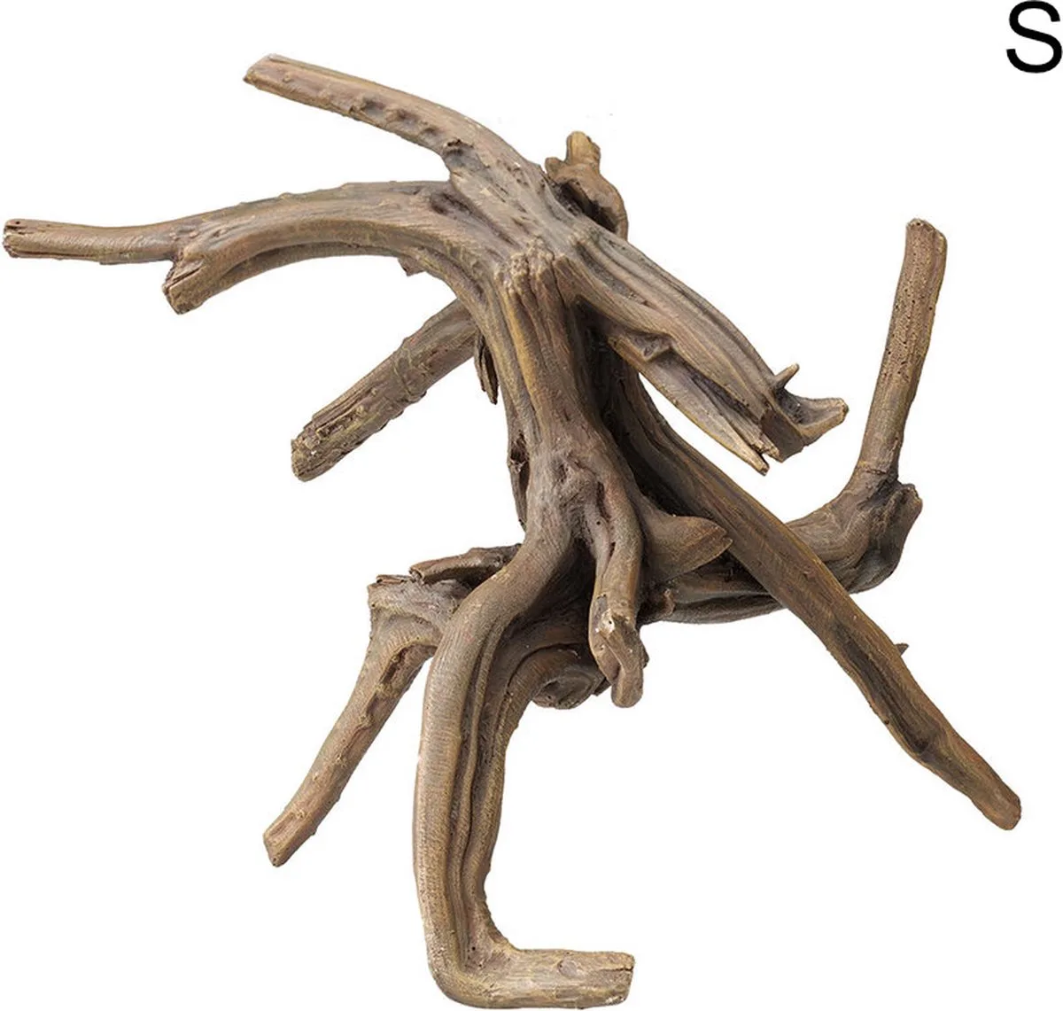 Driftwood 2 maat M 24x23x30 cm 234/421659 van Aqua Della in Bruin – productfoto