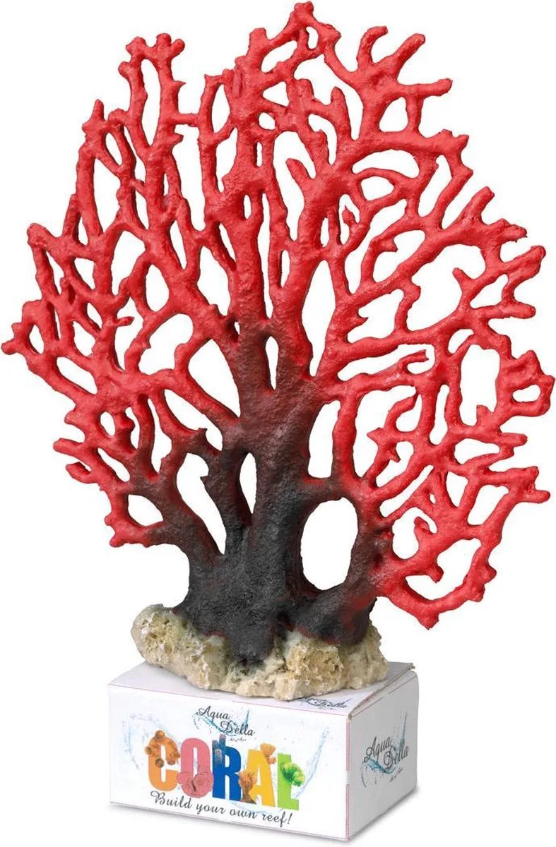 Ebi Decor Koraal Xl 23.5x19.5x5.5 cm Rood de Aqua Della en <> – photo produit