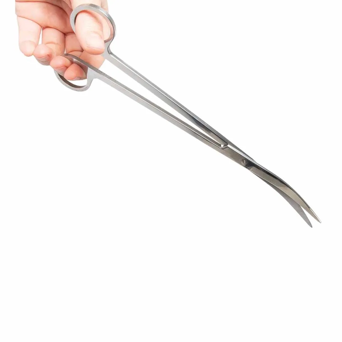 Gebogen schaar 25CM från Aqua Della i Silver – produktbild