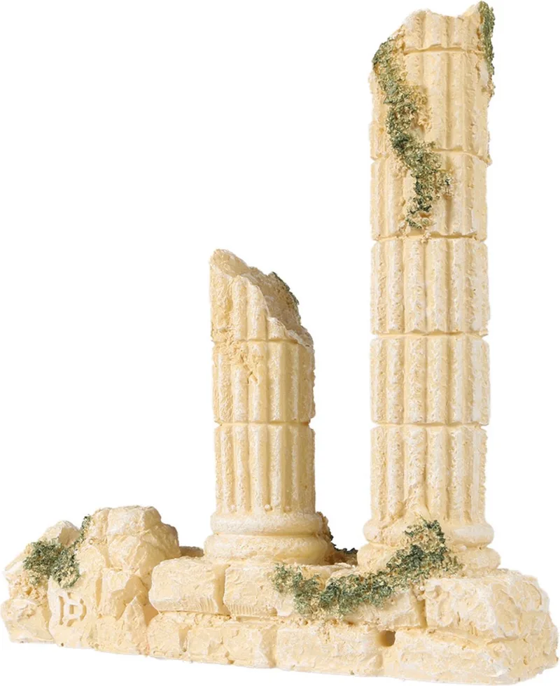 Griekse Pilaar - Aquarium - Ornament - 15.8x5.5x14.1 cm de Aqua Della en <> – photo produit