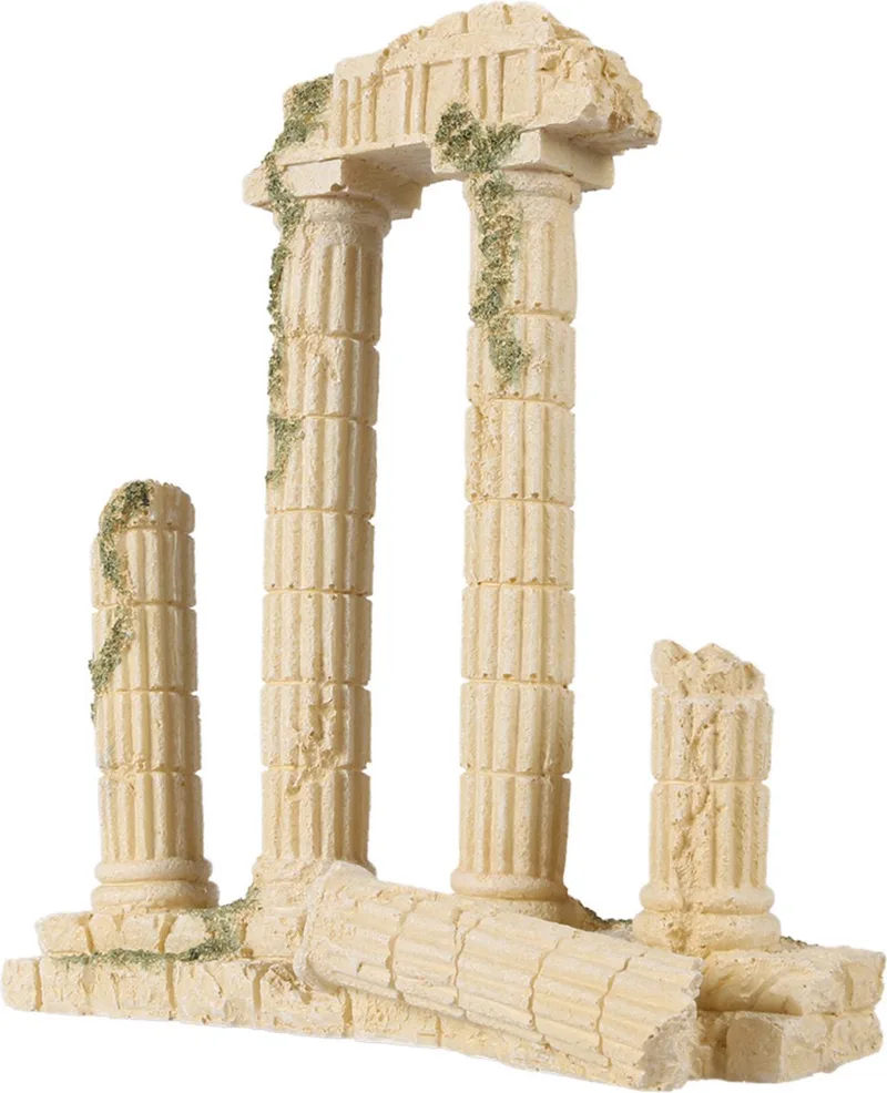 Griekse Pilaar - Aquarium - Ornament - 19.3x7.1x21.5 cm von Aqua Della in <> – Produktfoto