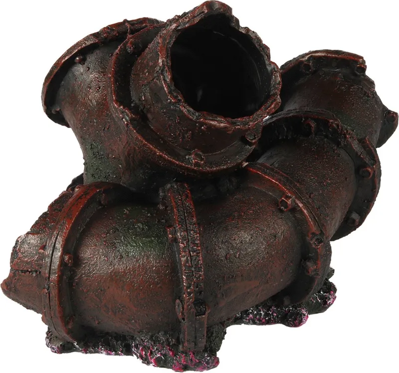 Metalen Buizen - Aquarium - Ornament - 22x15x15 cm by Aqua Della in <> – product photo