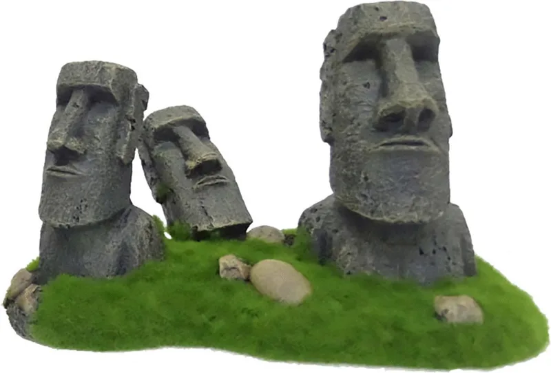 Moai Easter Eiland - Aquarium - Ornament - 21x12x13 cm by Aqua Della in <> – product photo