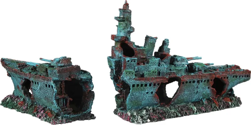 Slagschip 1 - Aquarium - Ornament - 68x15.2x27 cm by Aqua Della in <> – product photo