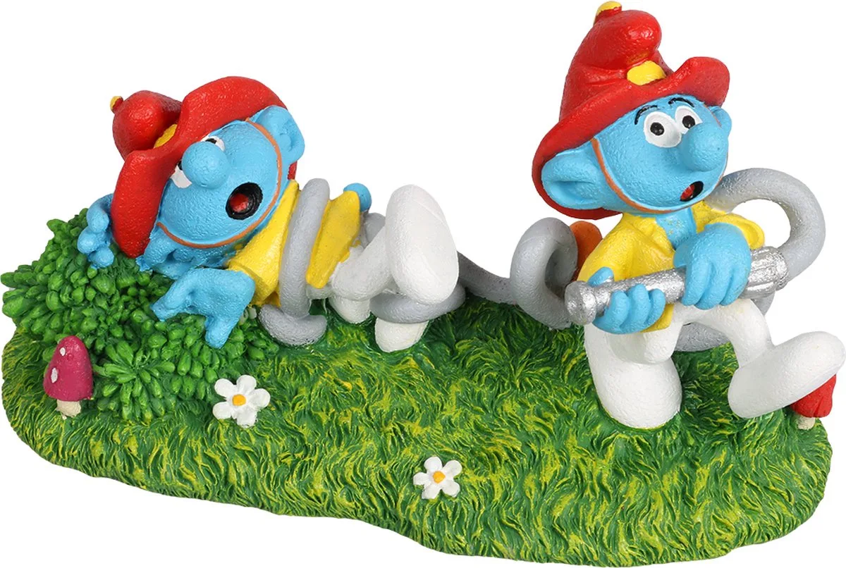smurfen bos brandweer 15,7x7,2x8,6cm de Aqua Della en Multicolore – photo produit