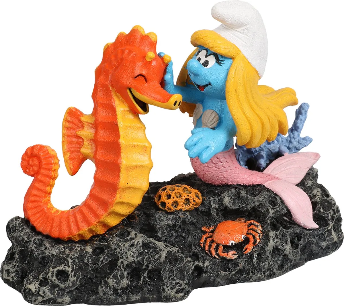 smurfen onderwater zeepaard 13,5x6,8x10,1cm von Aqua Della in Mehrfarbig – Produktfoto