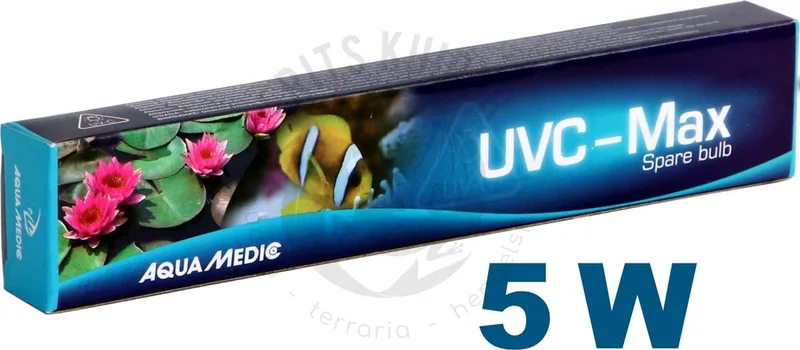 Helix Max vervangingslamp 5 Watt- UV Lamp Aquarium by Aqua Medic in Color – product photo