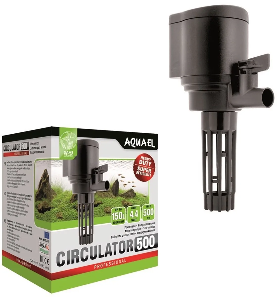 Circulator 500 van Aquael in Zwart – productfoto