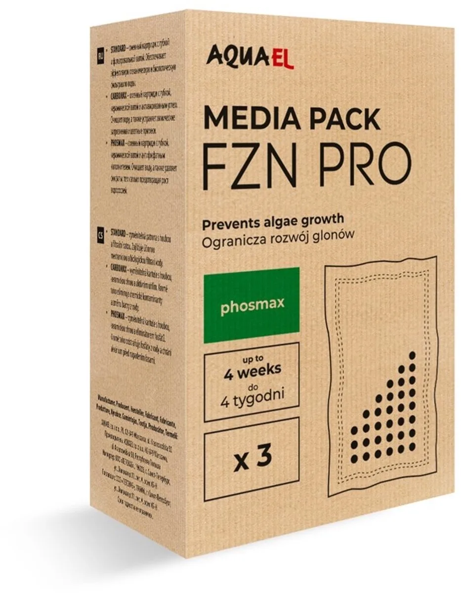FZN Pro Mediakit PhosMax - Set van 3 stuks by Aquael in Donker granulaat – product photo