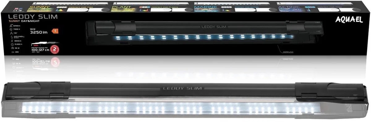 Leddy Slim Sunny 2.0 36 Watt by Aquael in Black – product photo
