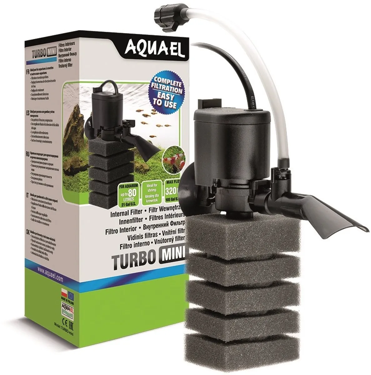Turbo Mini Filter (Dichte Spons) de Aquael – photo produit