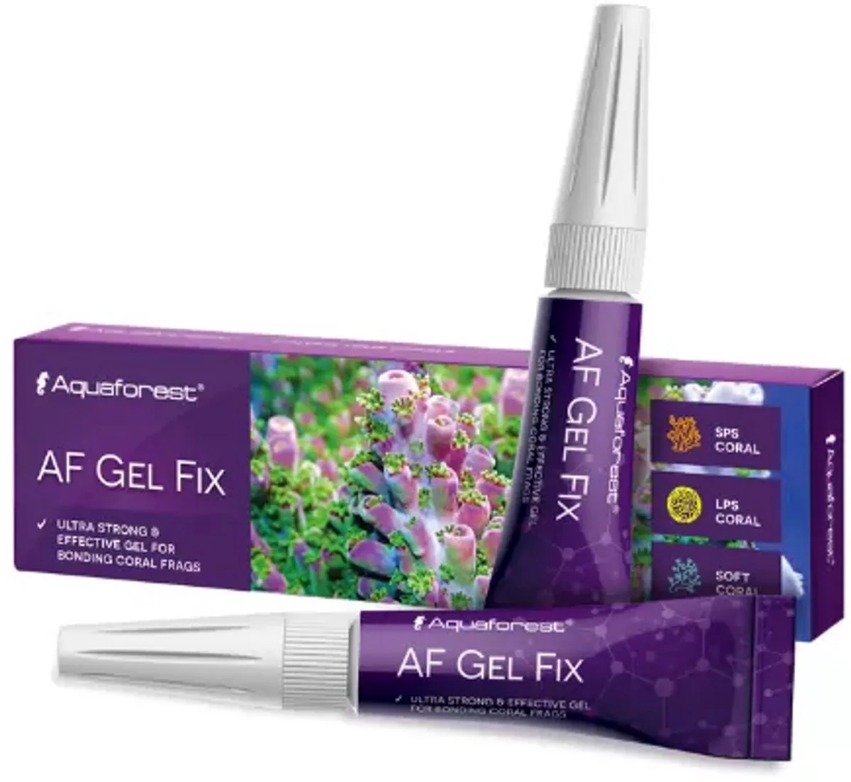 Gel Fix - Gel Aquariumlijm de Aquaforest en Color – photo produit