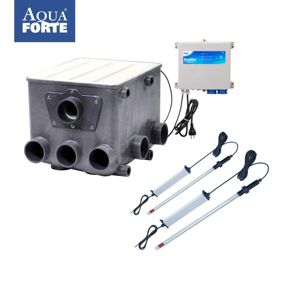 ATF-1 Trommelfilter incl. Steuerung & Tauch UV-C van AquaForte – productfoto