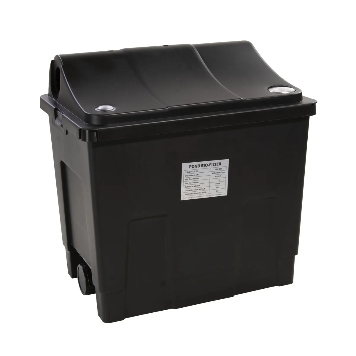 CBF MBF-200 Bioteichfilter mit 1 Kammer-System für Koi Teich, 6.000 l/h inkl Filtermaterial Biofilter Bio Teichfilter Durchlauffilter Filteranlage de AquaForte – photo produit
