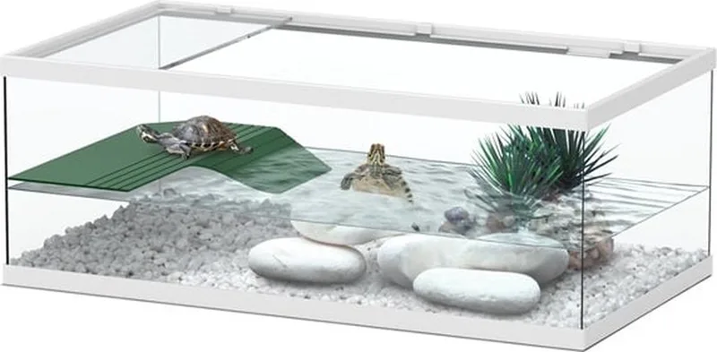 Tortum 55 - Terrarium Waterschildpad - 55x29x20 cm by Aquatlantis in White – product photo