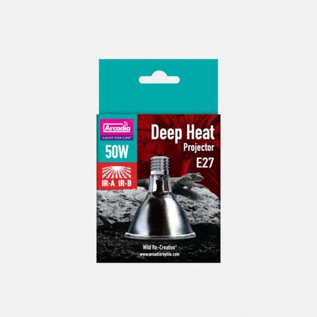 Deep Heat projector - Infrarood Verwarming Terrarium 50W