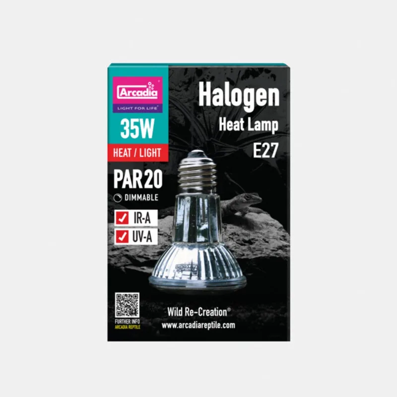 Halogen Basking Spot - Verwarming - 35 Watt E27 by Arcadia in Color – product photo