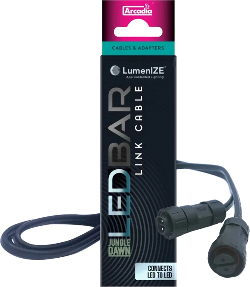 Lumenize LED to LED 1.2M Link Cable by Arcadia in Black – product photo