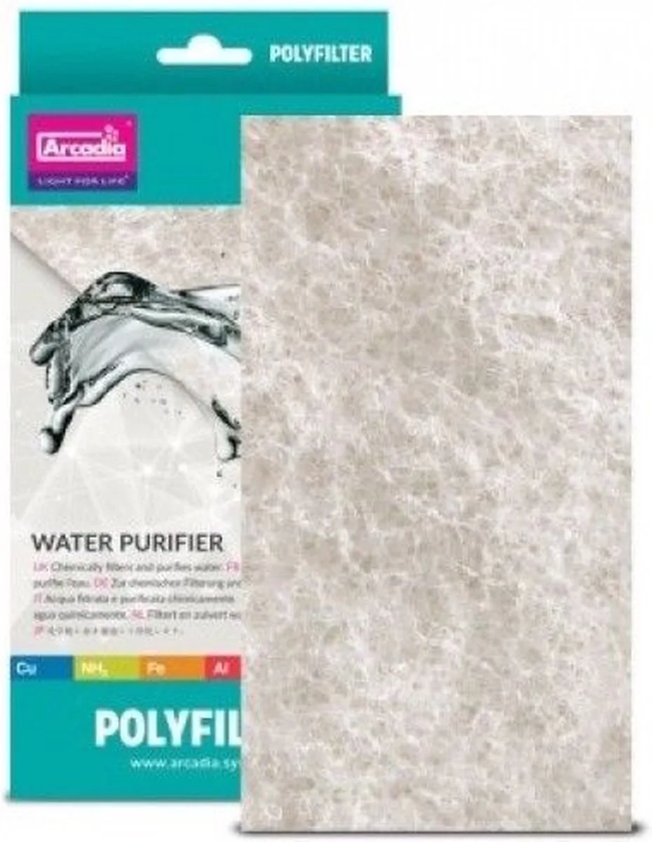 Polyfilter 20x10CM de Arcadia en Blanc – photo produit