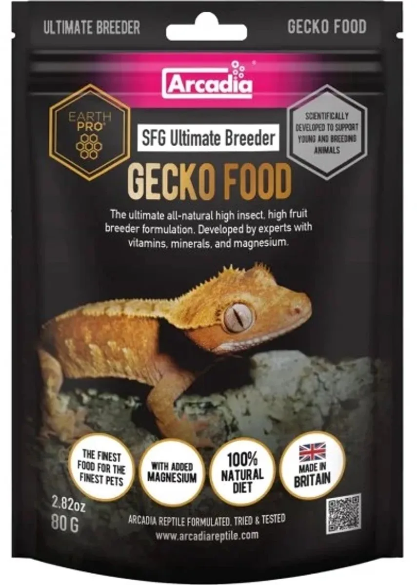 Ultimate Breeder gekkovoer poeder 80 | 180 gram 80 gram van Arcadia in Beige – productfoto