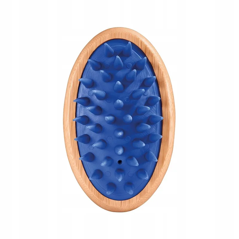 Laika Rubber Brush - Hondenborstel voor Lange Vacht & Onderwol by Artero in Blue – product photo