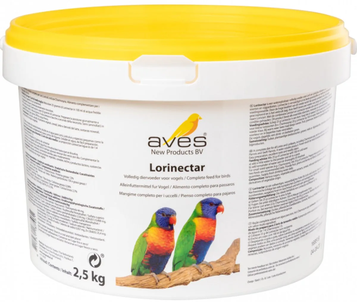 Lorinectar 2 x 2,5 kg van Aves – productfoto