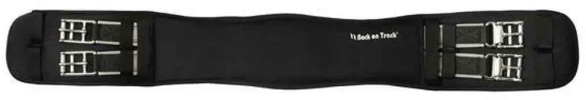 With Elastic With Welltex Dressuur Paardensingel Zwart 70 cm by Back on Track in Black – product photo