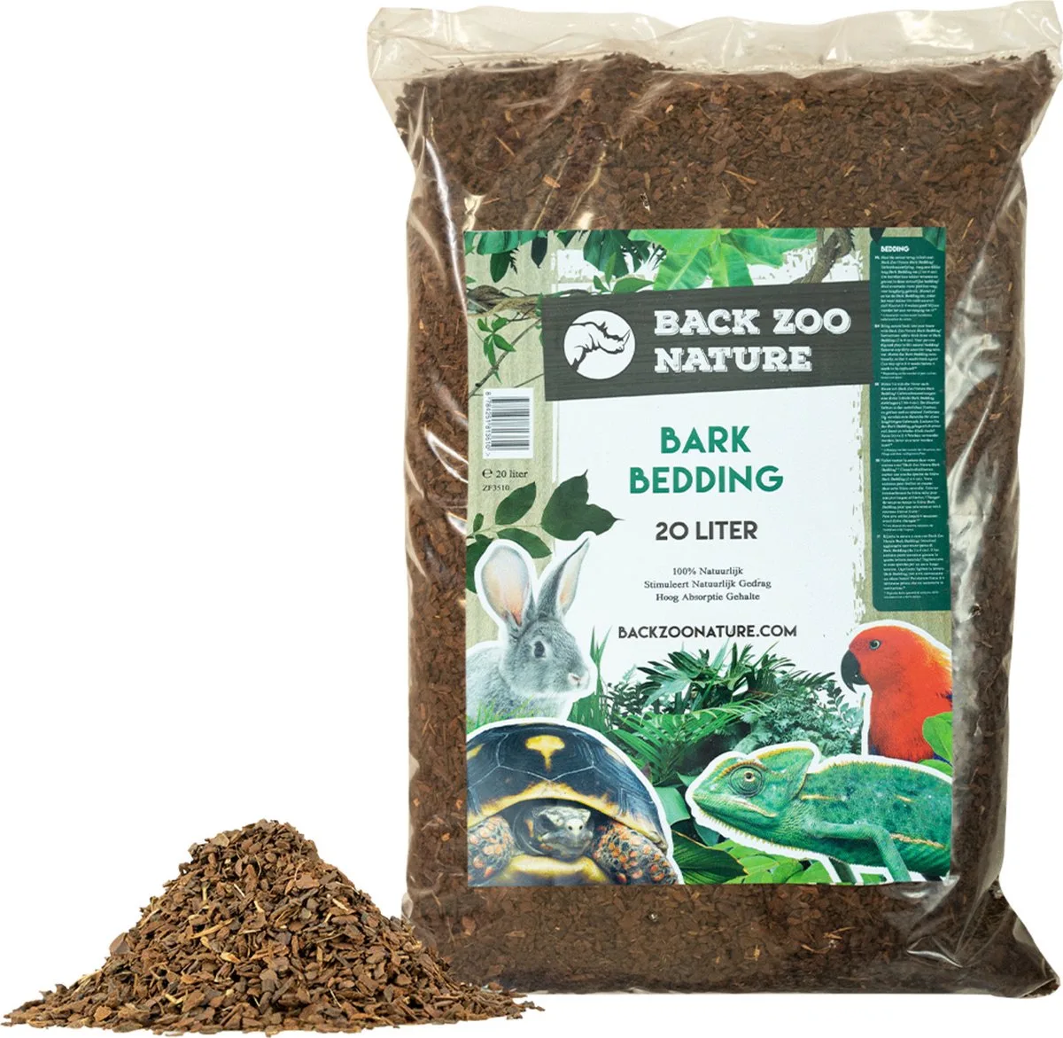 Bark Bedding - Vogelbodembedekking - 20 l von Back Zoo Nature – Produktfoto
