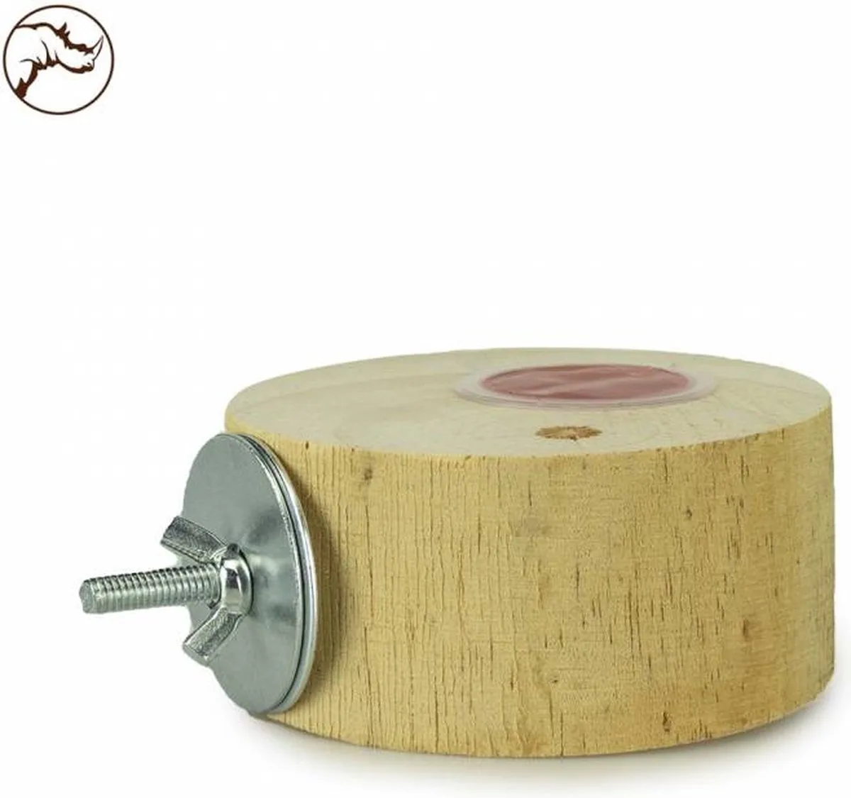 Fruitcup Houder 5cm BACK ZOO NATURE - Houten Bevestiging - Geschikt voor Vogels en Knaagdieren fra Back Zoo Nature i Hout – produktbillede