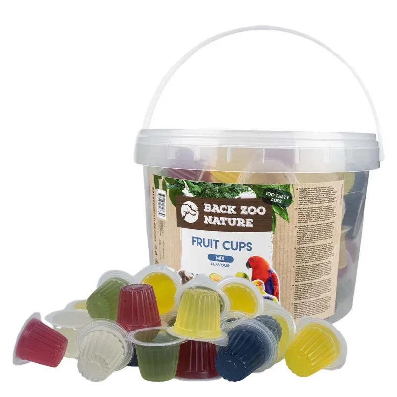 Fruitkuipjes Mix 100st. de Back Zoo Nature – photo produit