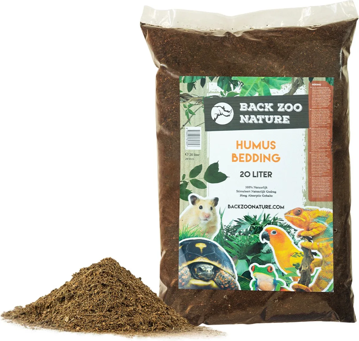 Humus Bedding - Vogelbodembedekking - 20 l de Back Zoo Nature – photo produit