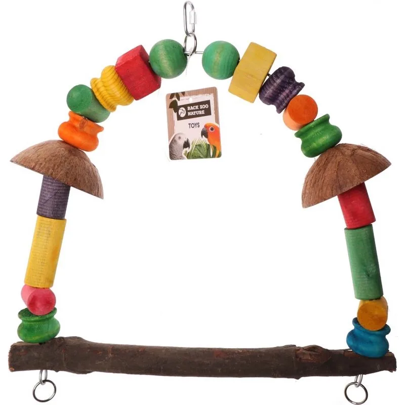 Parrot Coconut Swing fra Back Zoo Nature – produktbillede